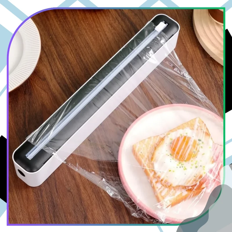 Dozownik kuchenny do folii spożywczej obcinacz podajnik dyspenser 11.webp