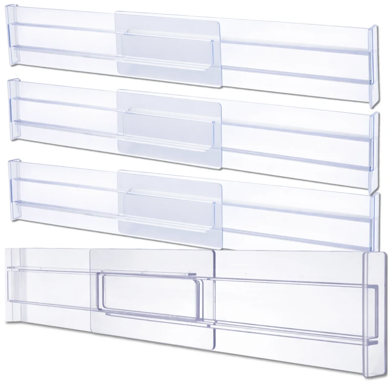 Przegroda do szuflady regulowana organizer separator zestaw 4szt 2.webp