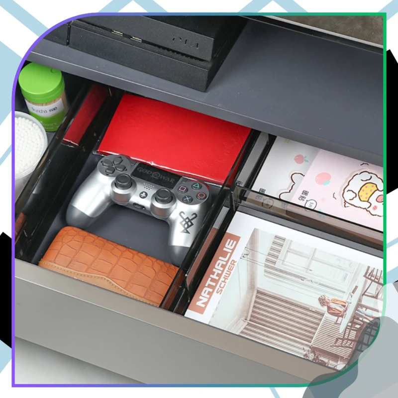 Przegroda do szuflady regulowana zestaw 4szt separator organizer 6.webp