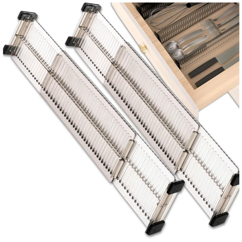 Przegroda do szuflady regulowana zestaw 2szt organizer separator 2.webp
