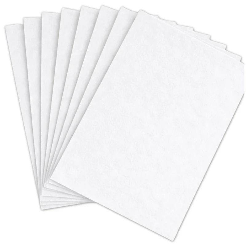 Filc dekoracyjny biały 30x30cm arkusze filcowe zestaw 10szt 1.webp