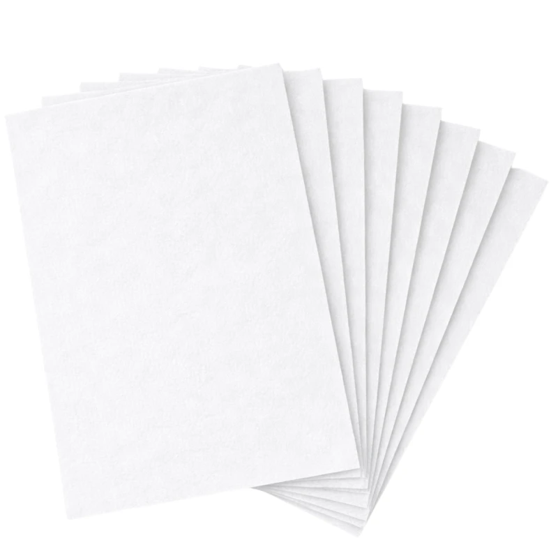 Filc dekoracyjny biały 30x30cm arkusze filcowe zestaw 10szt 4.webp