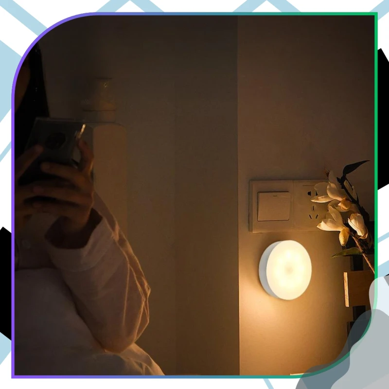 Lampka LED dotykowa ścienna bezprzewodowa USB 6.webp