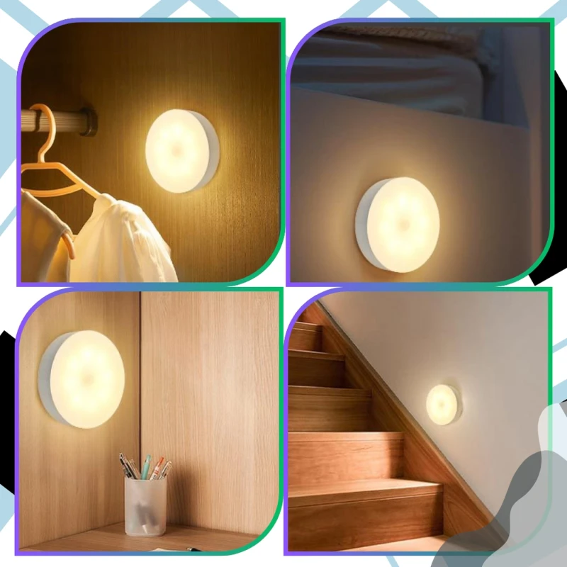 Lampka LED dotykowa ścienna bezprzewodowa USB 9.webp