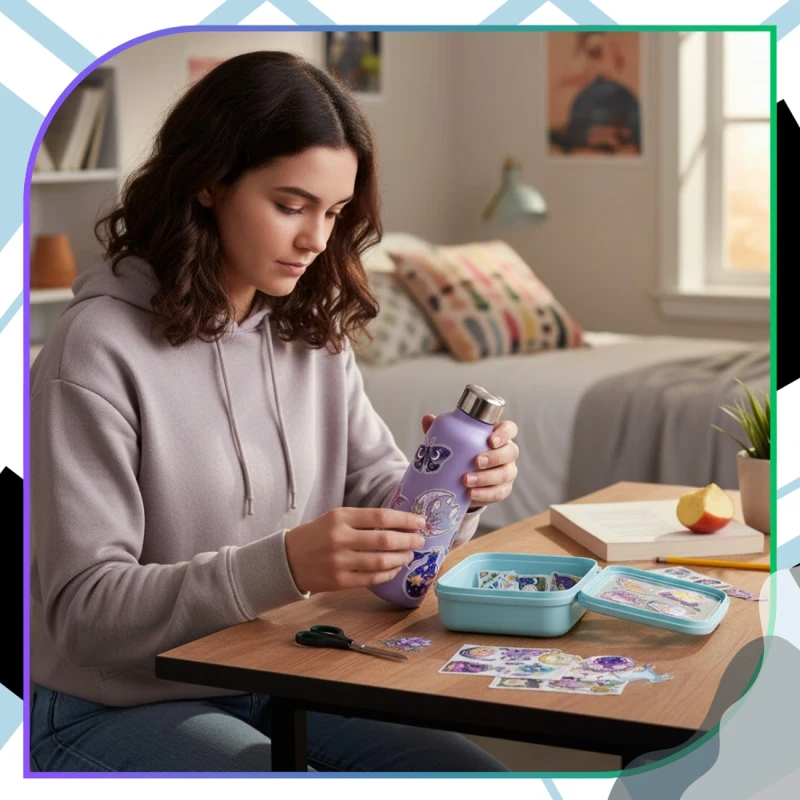 Naklejki magiczne księżyc zestaw 30szt kolorowe dla dzieci DIY dekoracja 1.webp