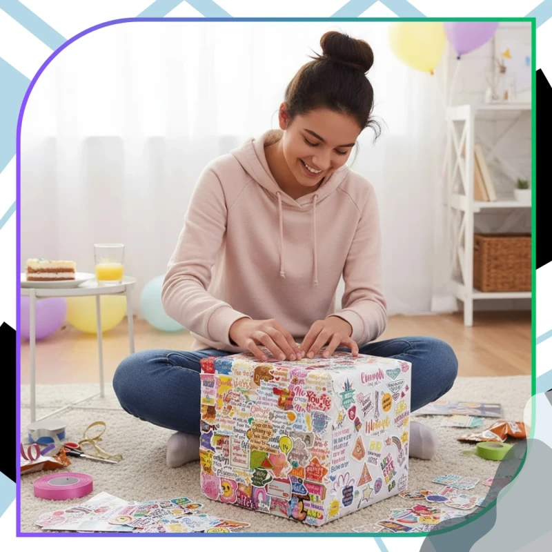 Naklejki motywacyjne język angielski zestaw 50szt dla dzieci DIY dekoracja 3.webp
