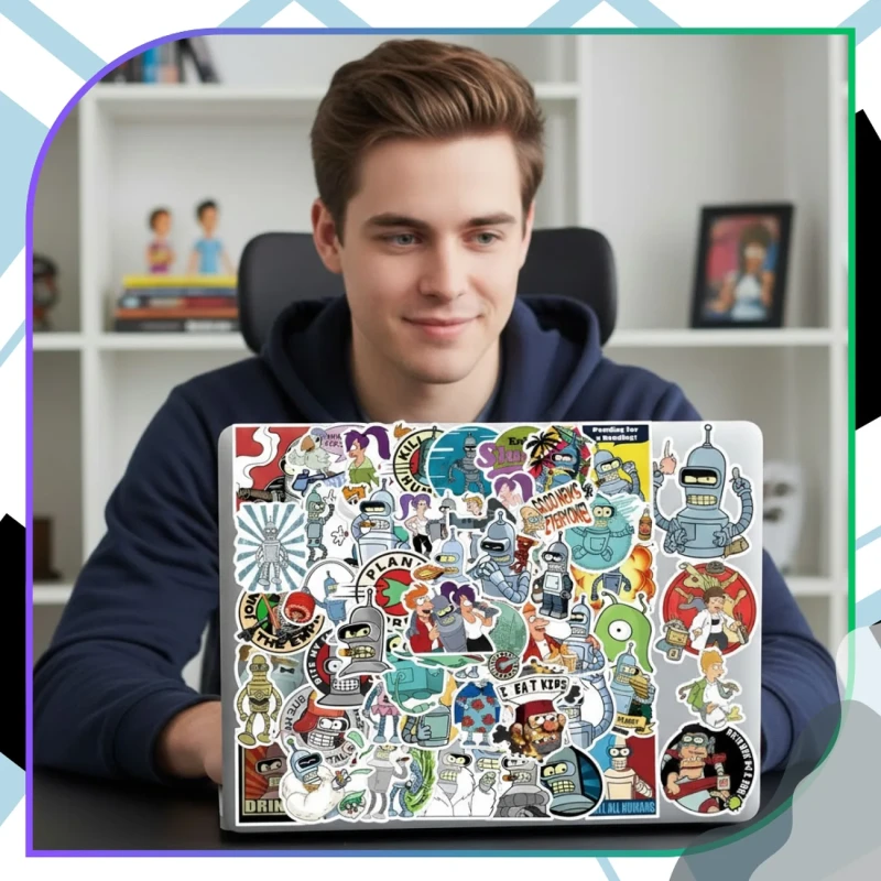 Naklejki Futurama zestaw 55szt dla dzieci DIY dekoracja 2.webp