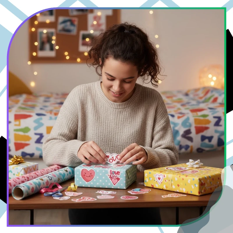 Naklejki serduszka Walentynki zestaw 55szt dla dzieci DIY dekoracja 2.webp