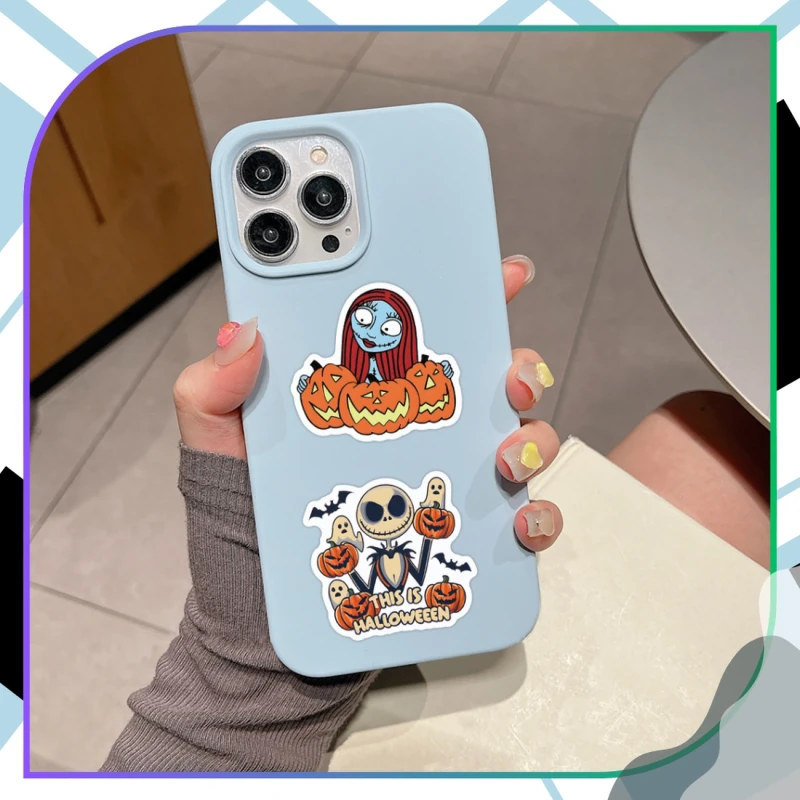 Naklejki Miasteczko Haloween zestaw 60szt dla dzieci DIY dekoracja 6.webp