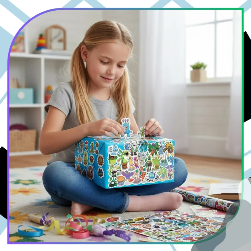 Naklejki My Singing Monsters 60szt dla dzieci DIY dekoracja 2.webp