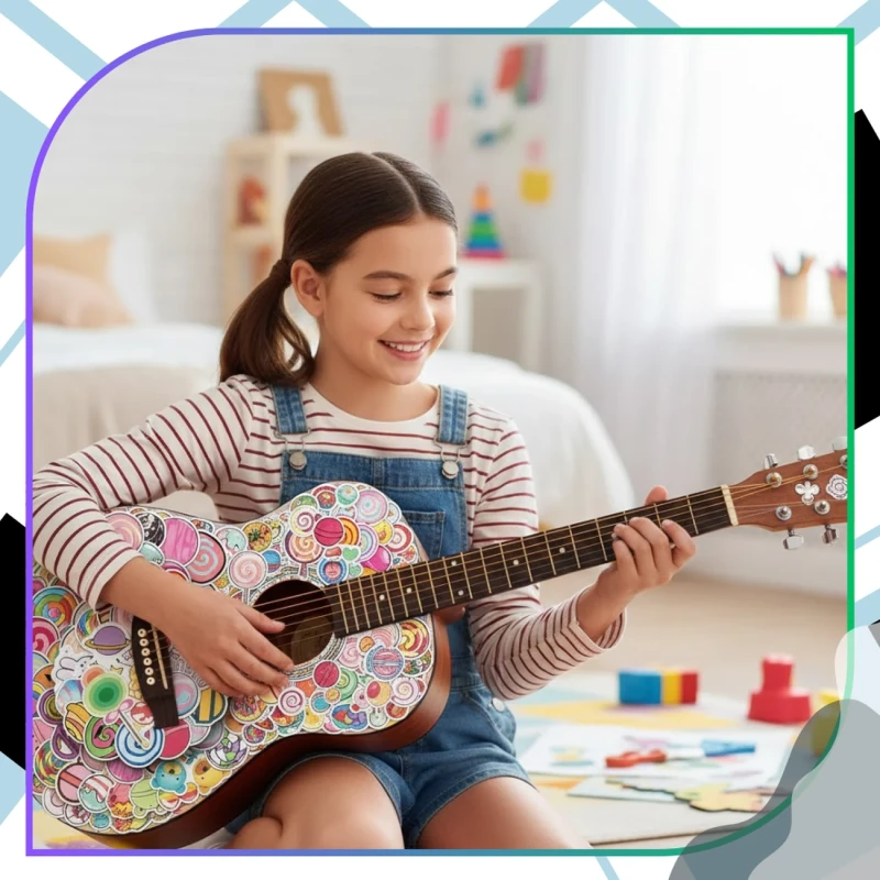 Naklejki lizaki zestaw 50szt kolorowe dla dzieci DIY dekoracja 7.webp