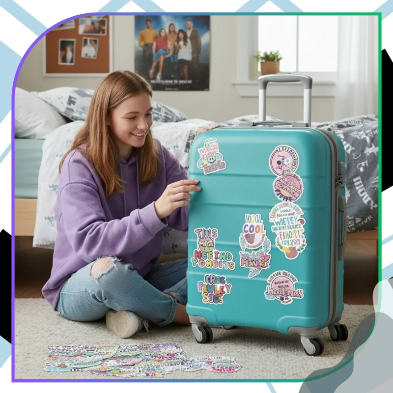 Naklejki motywacyjne język angielski zestaw 100szt kolorowe DIY dekoracja 6.webp