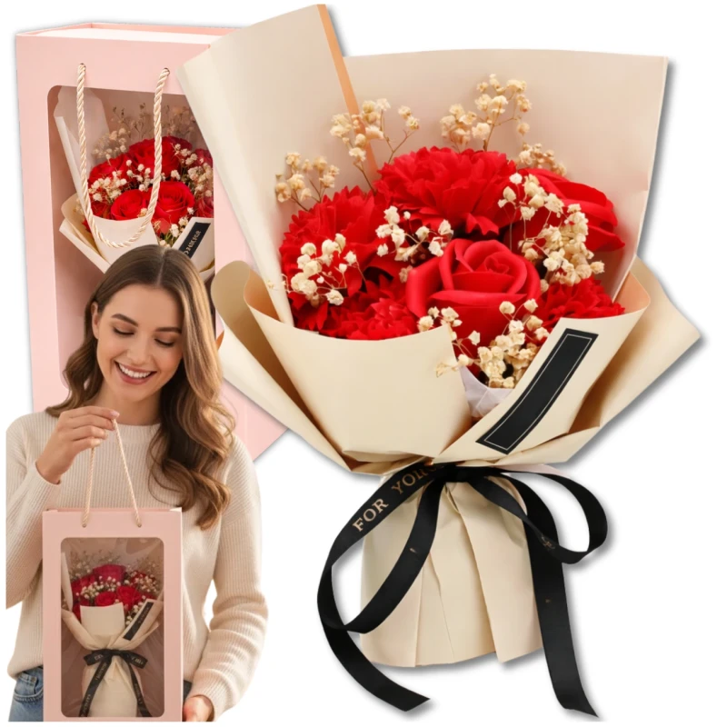 Flower Box mydlane róże kwiaty zapachowe zestaw prezent 3.webp