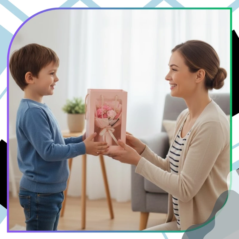Flower Box mydlane różowe róże kwiaty zapachowe zestaw prezent 10.webp