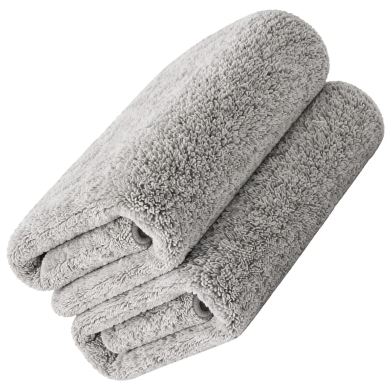 Ściereczki ścierki z mikrofibry 30 cm szare zestaw 2 sztuk 5.webp