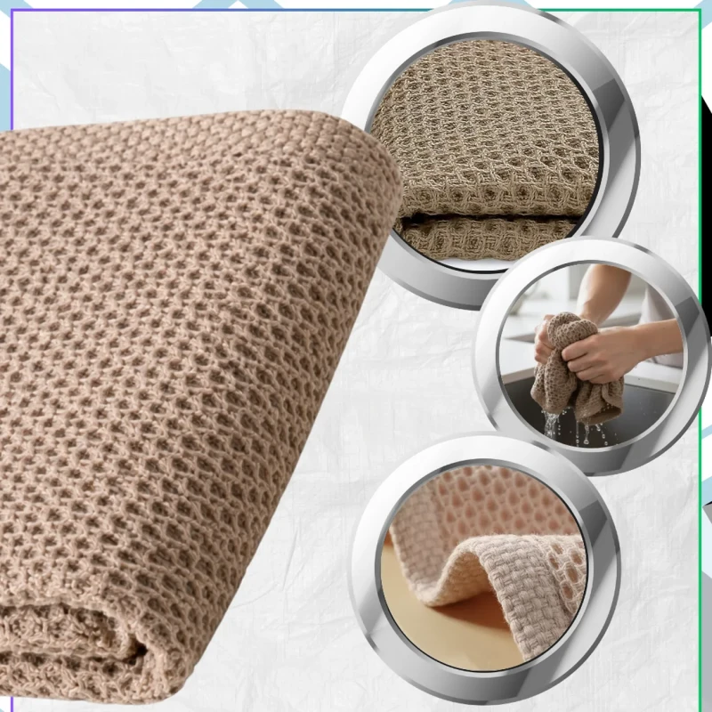 Ściereczka ścierka bawełniana kuchenna 34cm brązowa 4.webp
