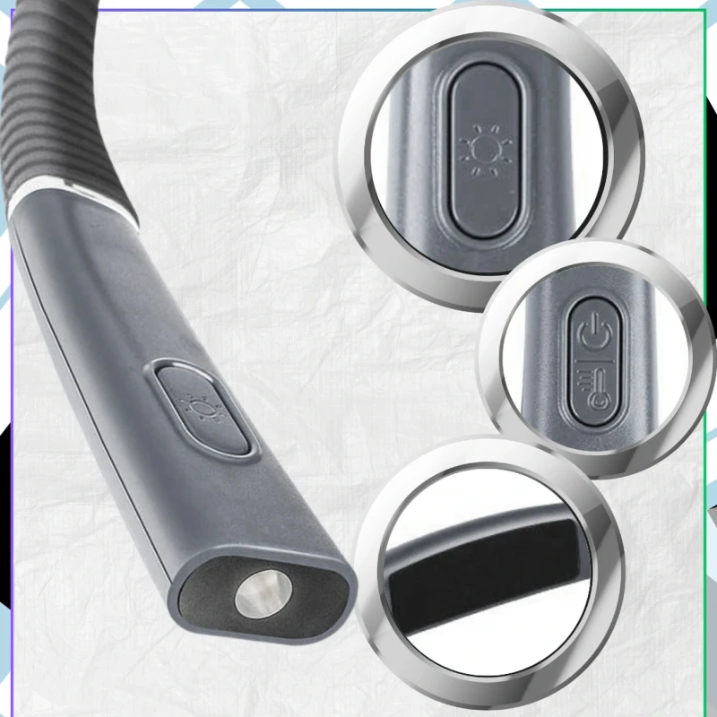 Lampka do czytania na szyję LED bezprzewodowa USB 4.webp