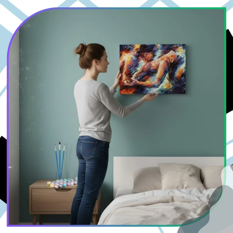 Zestaw do malowania po numerach 40 x 50cm obraz na płótnie Namiętność  13.webp