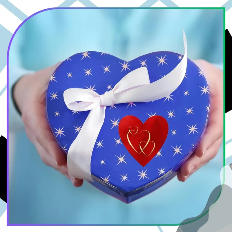Naklejki 500 sztuk na rolce serca serce dekoracyjne walentynkowe scrapbooking DIY6.webp