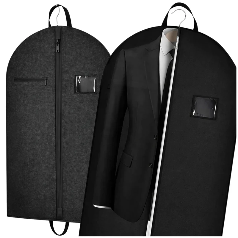 Ochronny pokrowiec podróżna torba na ubrania 60 x 120 czarny2.webp