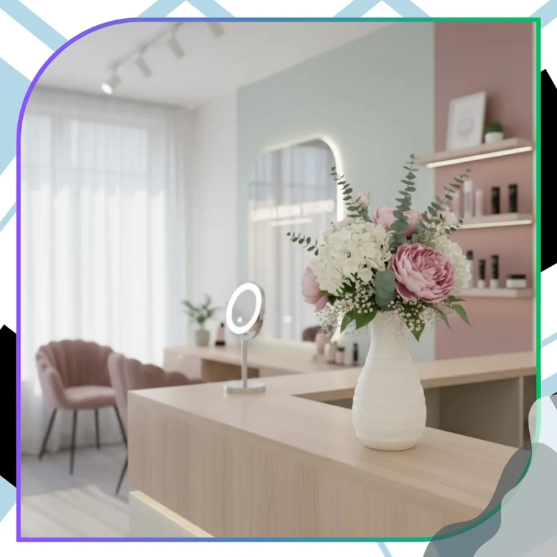 Elegancki wazon dekoracyjny na kwiaty lekki i nietłukący kremowy6.webp