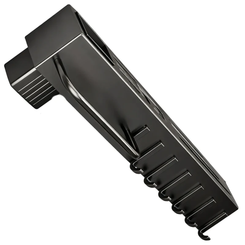 Czarny uchwyt kuchenny na noże i akcesoria ścienny organizer 40 cm3.webp