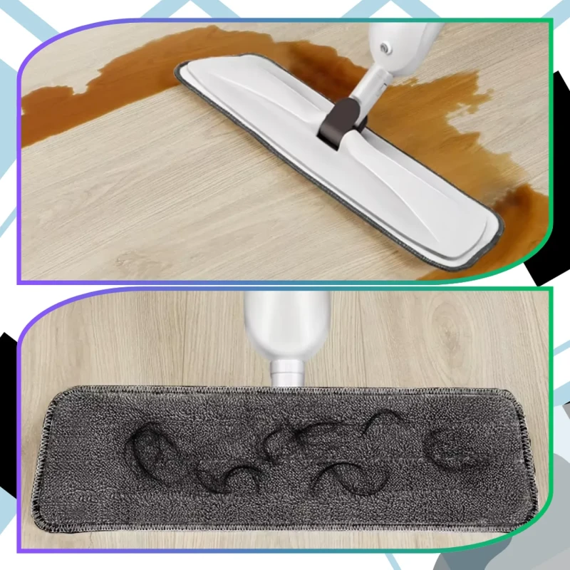 Mop ze spryskiwaczem spray płaski mikrofibra 3 sztuki wkłady9.webp