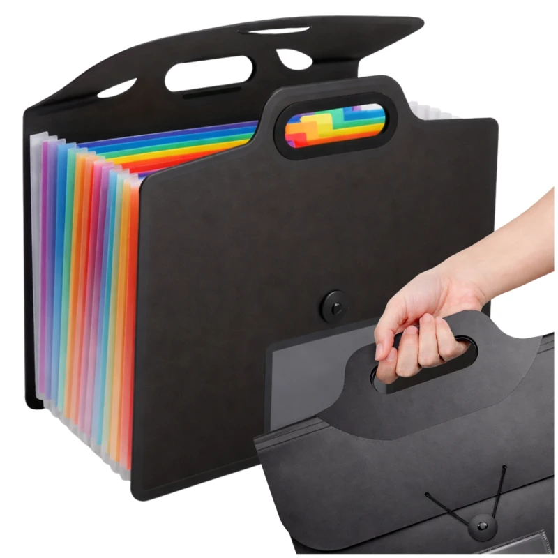 Organizer na dokumenty teczka z przegródkami harmonijkowa A41.webp