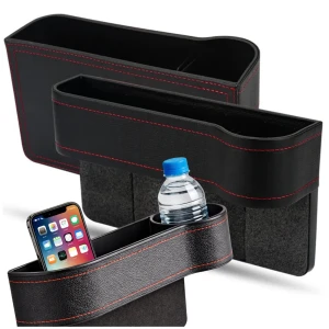 Samochodowy organizer wypełniacz szczeliny fotela prawy skóra eko 