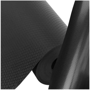 Czarna antypoślizgowa wkładka ochronna do szuflad i półek 500x50 cm