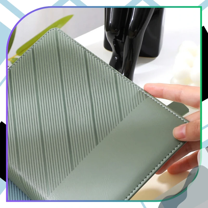 Elegancki Notatnik Notes A5 Zielony Planer Dziennik Twarda Oprawa6.webp