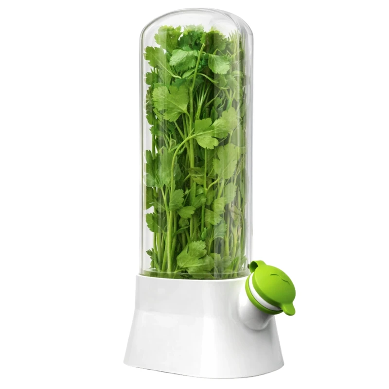 Pojemnik Na Zioła Duży Organizer Do Lodówki Warzywa Świeżość 27cm4.webp