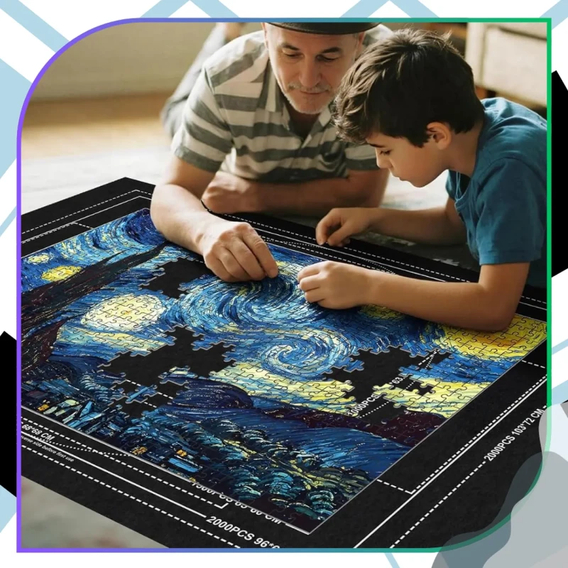 Mata Do Puzzli 1500 Elementów Organizer Do Układania Zestaw8.webp