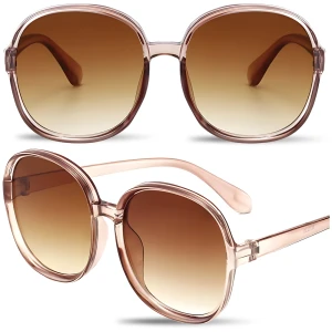 Damskie okulary oversize