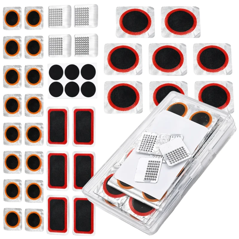 Zestaw naprawczy do opon rowerowych komplet łatek i narzędzi w etui4.webp