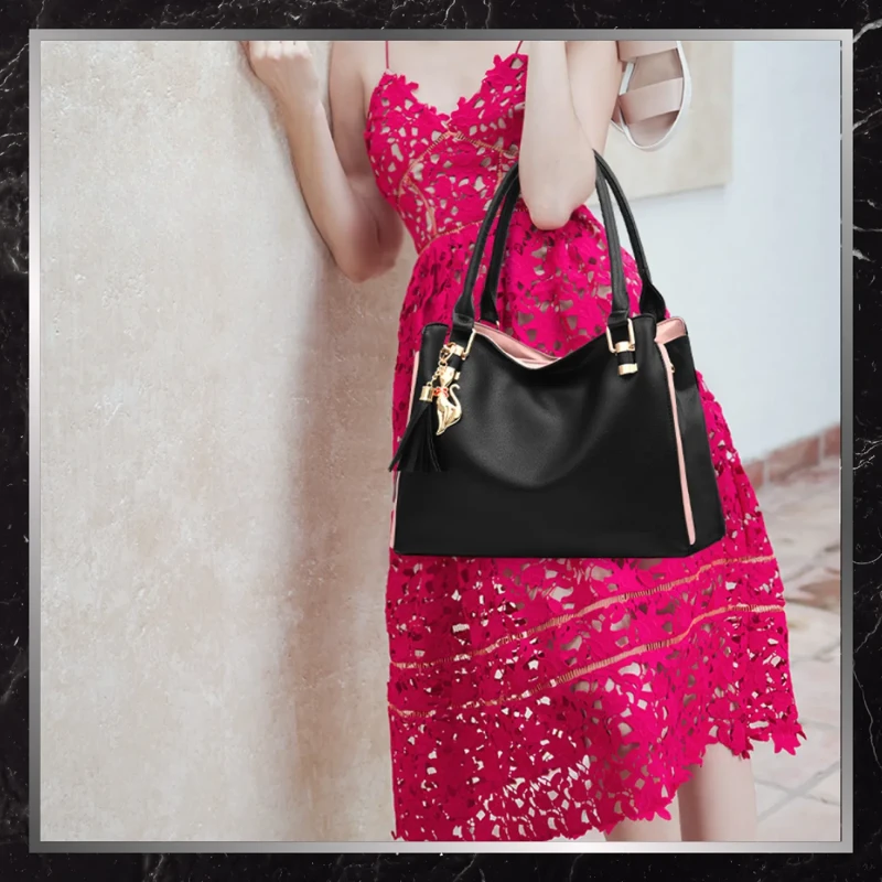 Torebka-damska-shopper-bag-czarna-eko-skóra-BAD&BAGS.webp