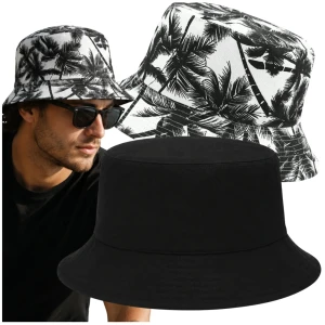 Czapka kapelusz RYBACKI dwustronny Palmy BUCKET HAT