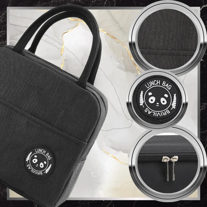 LUNCH BOX termiczna Torba Śniadaniowa na jedzenie 9.webp