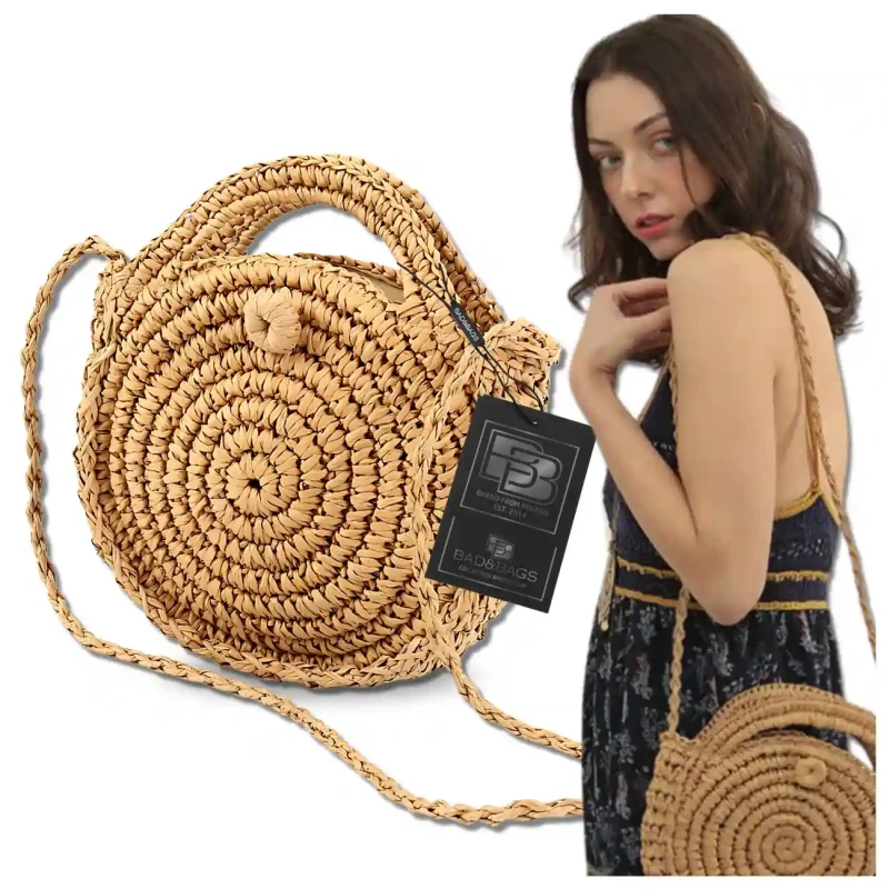 TOREBKA KOSZYK KOPERTÓWKA NA RAMIĘ SŁOMIANA BOHO SŁOMIANA  1.webp
