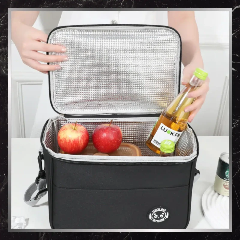 LUNCH BOX termiczna na jedzenie torba śniadaniowa 5.webp