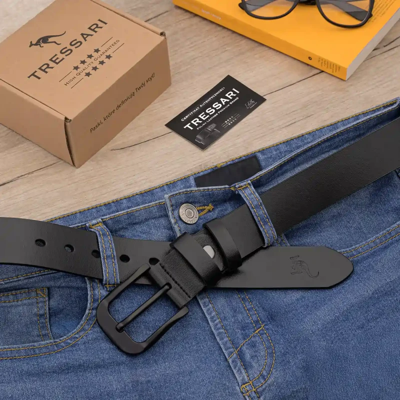 Pasek Męski Skóra naturalna TRESSARI Premium brand Polska marka 5.webp