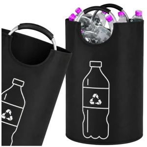 Torba Składany Worek Na Butelki Plastikowe 115L Kosz Z Uchwytami System Kaucyjny